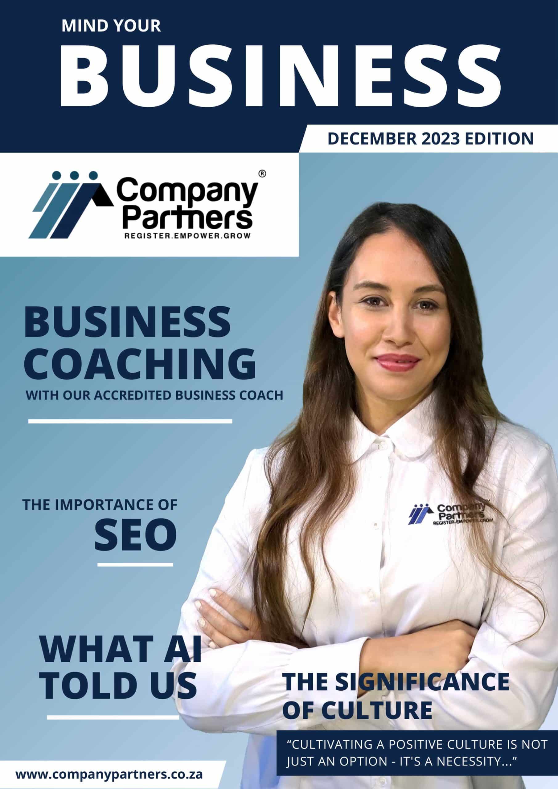 Company Partners Mind Your Business Magazine - 2023 Issue